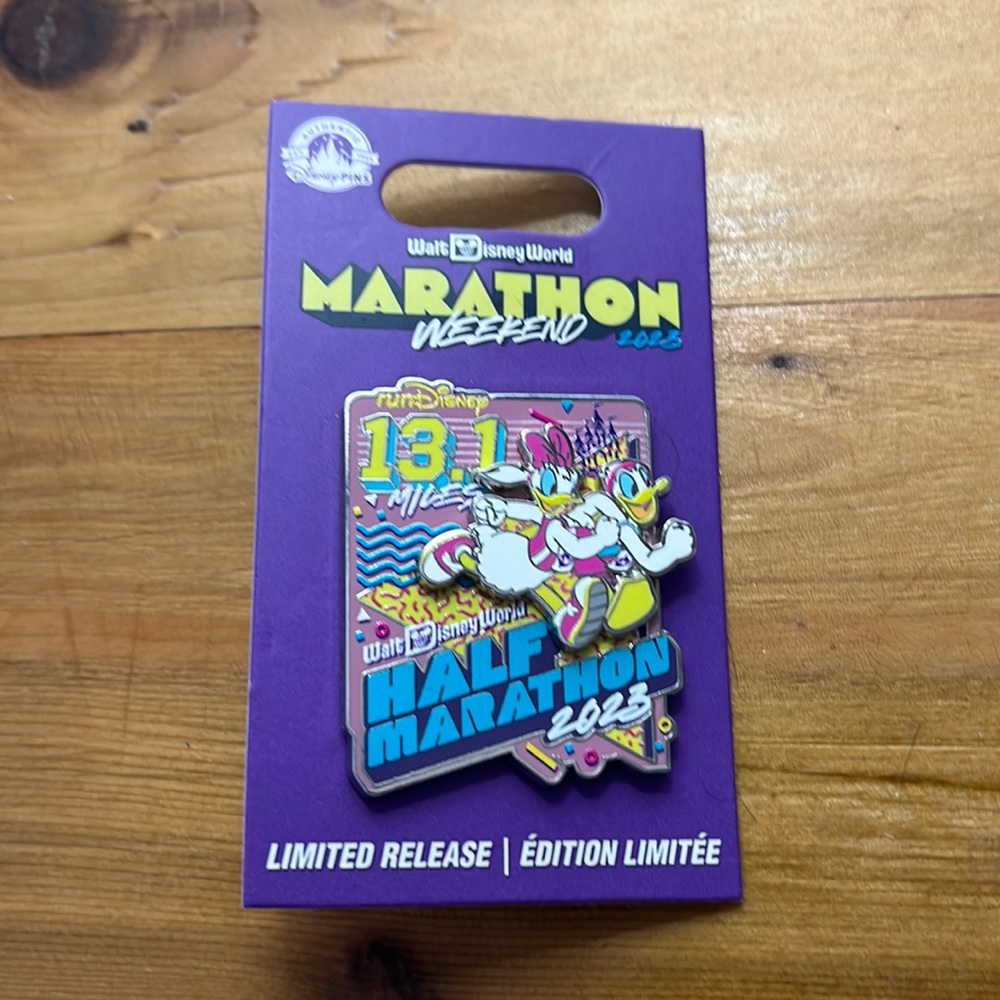 Disney Half Marathon Race Pin 2023
